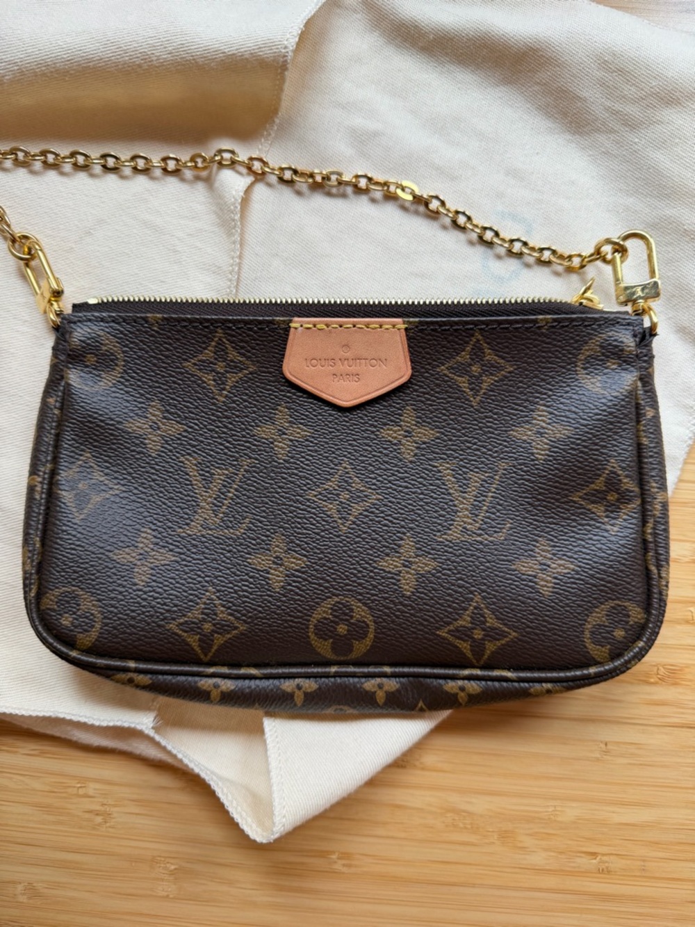 Pre-Loved Louis Vuitton Monogram Multi Pochette Accessoires Light Pink - Picture 5 of 16